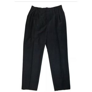 Grey Wool Pants Woman Size 16 Clifford Michael Design- Zip Side Pocket